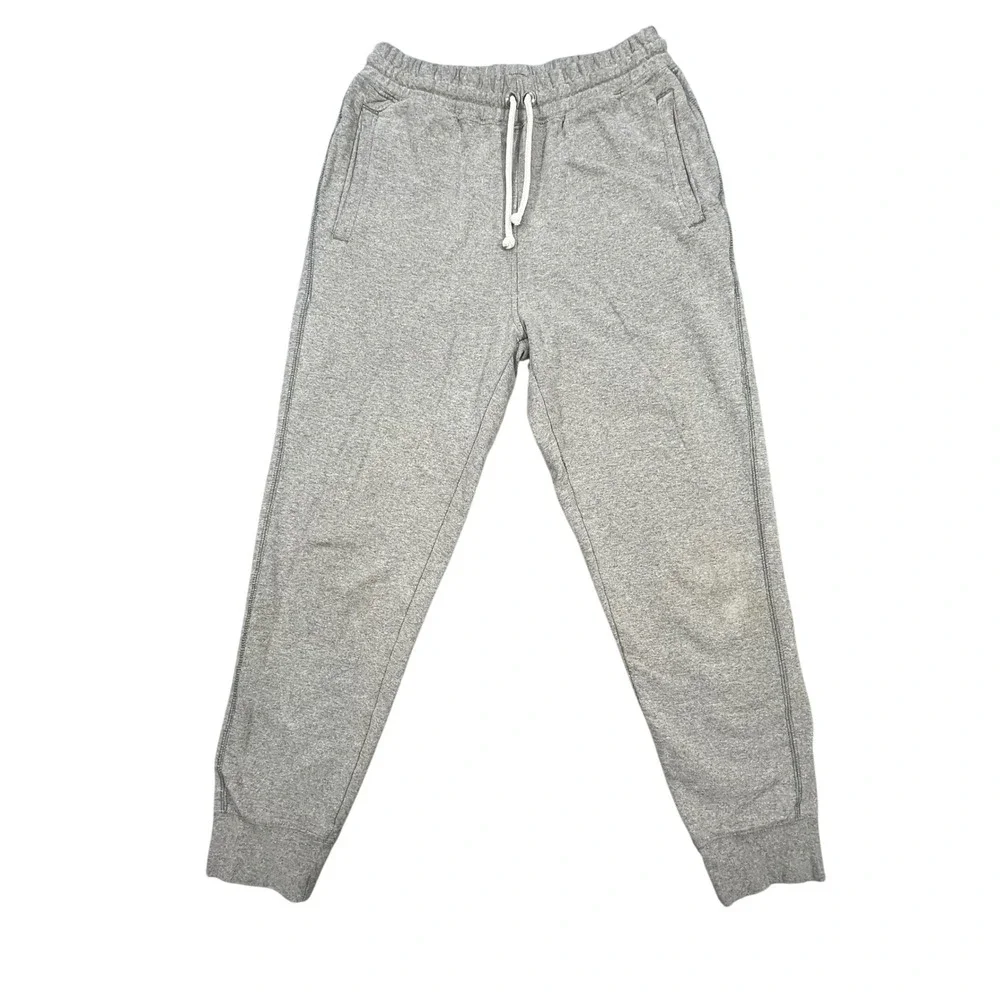 The North Face Gray Fleece Drawstring Jogger Sweatpants Mens Small S